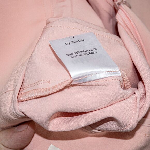 Odd Muse London Women’s Pink Pleated High Rise Ankle Zip Trousers XS NWT - Picture 14 of 14